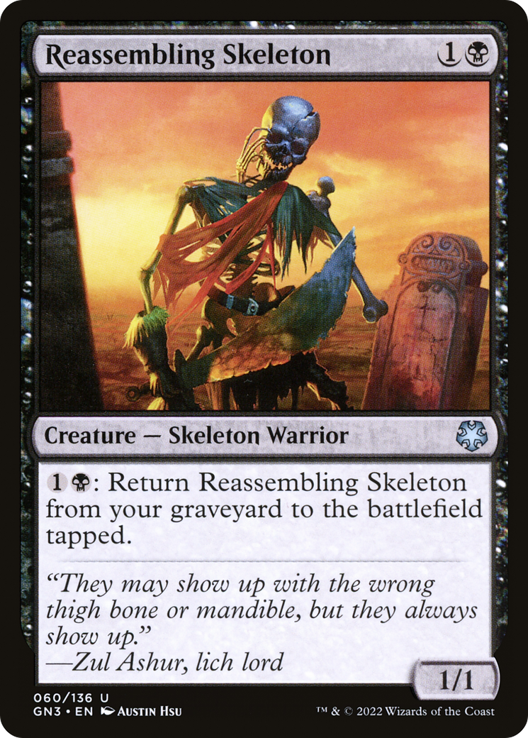 Reassembling Skeleton (GN3) #60 [EN/N]