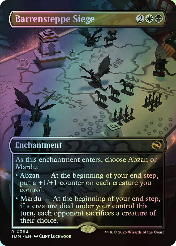 Barrensteppe Siege (TDM) #384 [EN/F] s/o