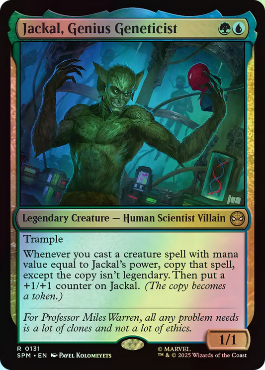 Jackal, Genius Geneticist (SPM) #131 [EN/F] s/o