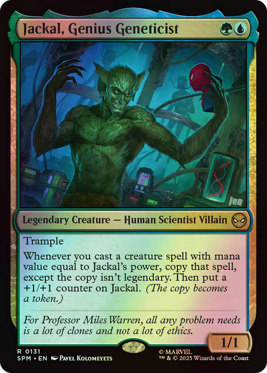 Jackal, Genius Geneticist (SPM) #131 [EN/F] s/o