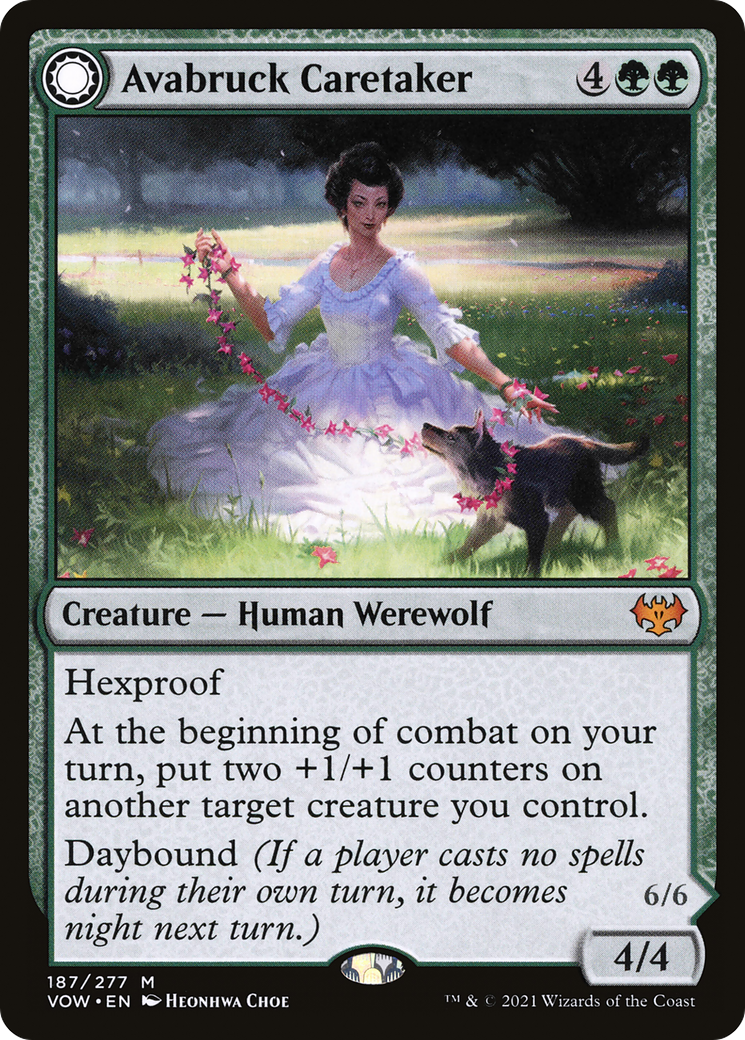 Avabruck Caretaker // Hollowhenge Huntmaster (VOW) #187 [EN/N] s/o
