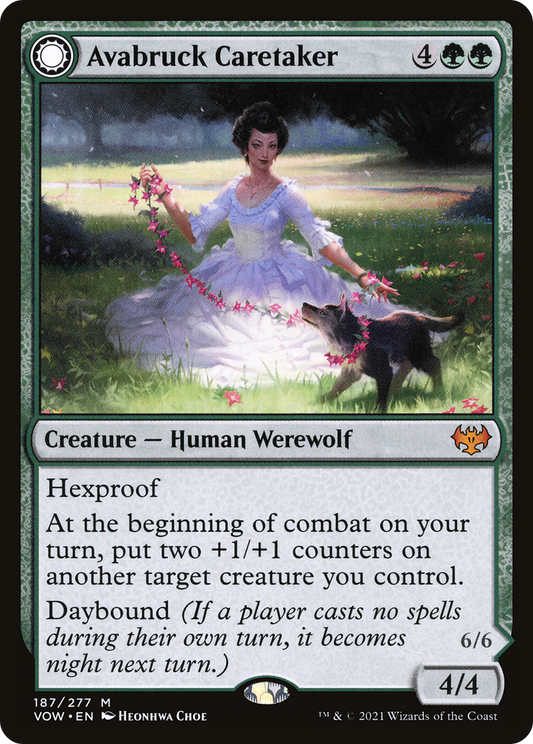 Avabruck Caretaker // Hollowhenge Huntmaster (VOW) #187 [EN/N] s/o