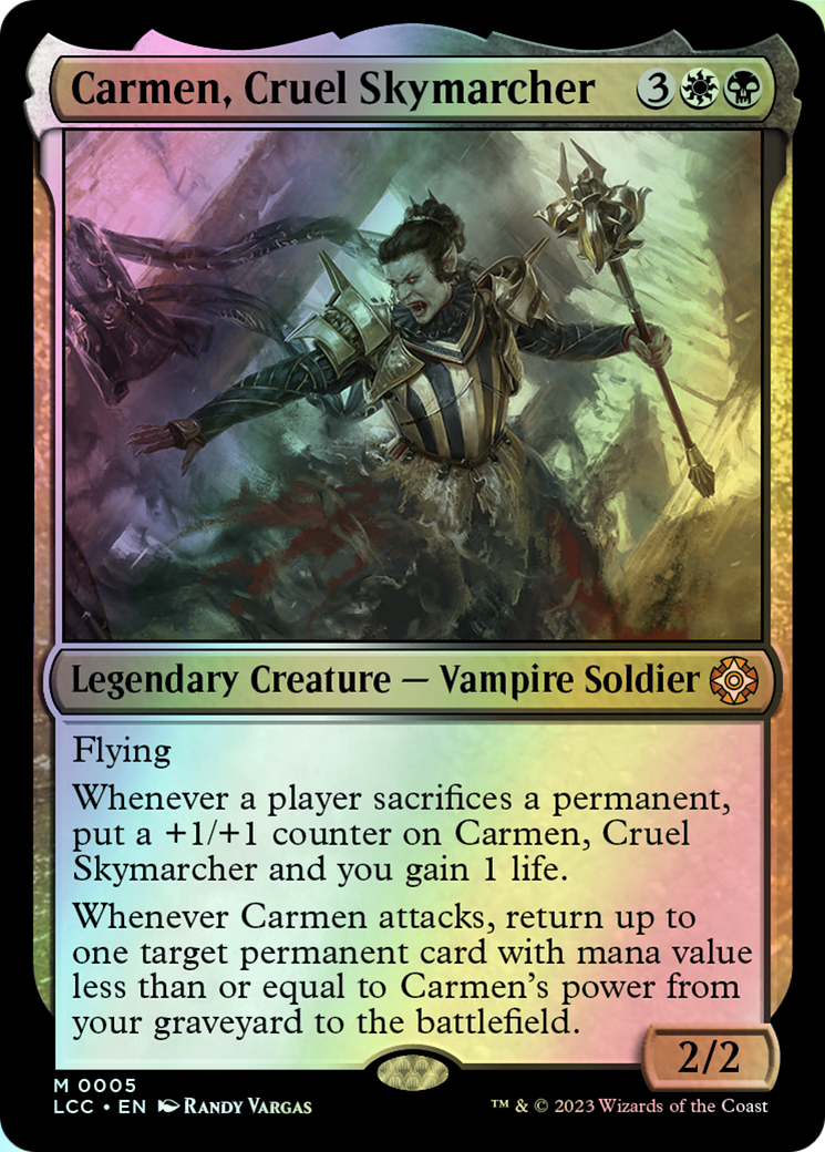 Carmen, Cruel Skymarcher (LCC) #5 [EN/F] s/o