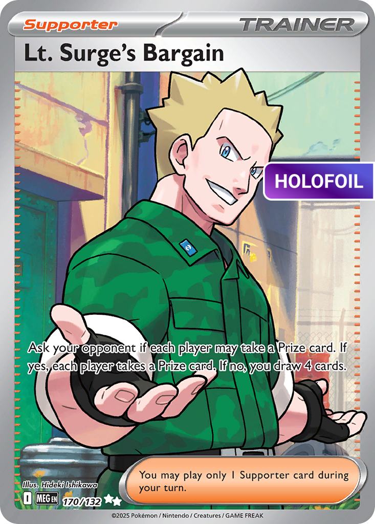 Lt. Surge's Bargain - 170/132 (MEG) #170 [EN/H]