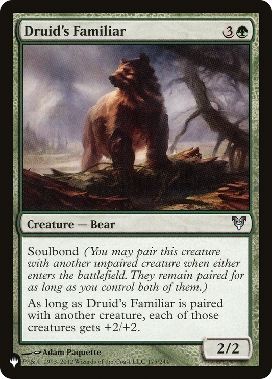 Druid's Familiar (PLST) #AVR-175 [EN/N] s/o