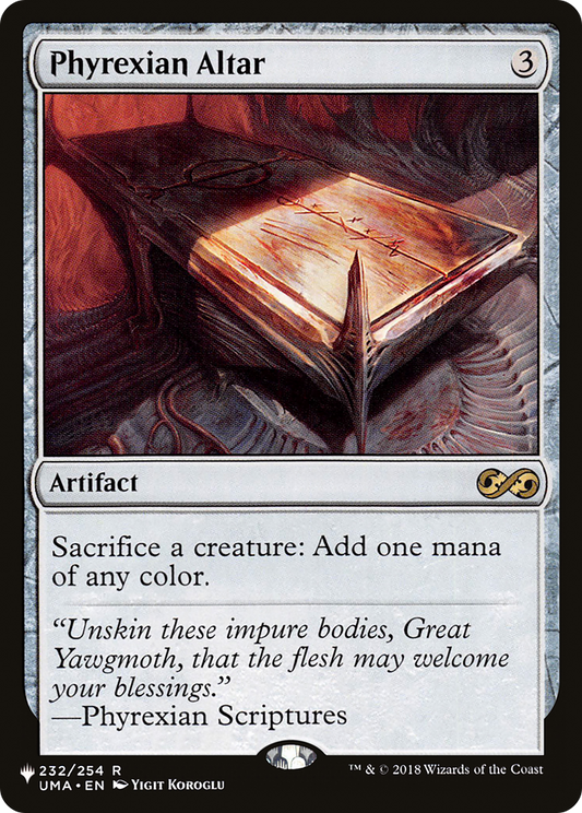 Phyrexian Altar (PLST) #UMA-232 [EN/N]