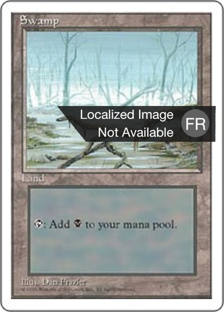 Swamp (4ED) #370 [FR/N]