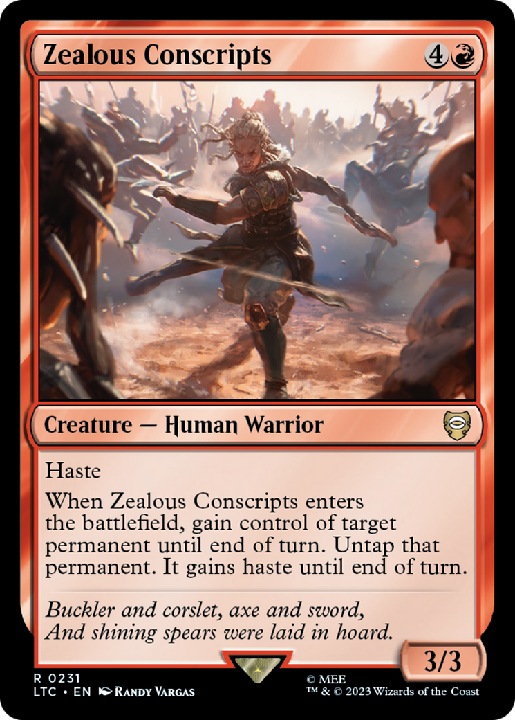 Zealous Conscripts (LTC) #231 [EN/N]
