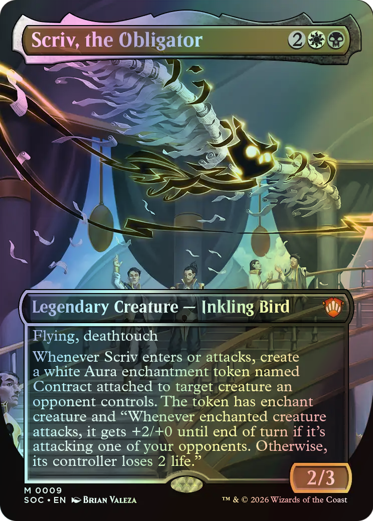 Scriv, the Obligator (SOC) #9 [EN/F] s/o