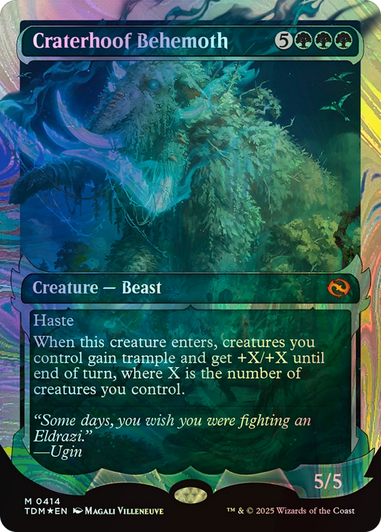Craterhoof Behemoth - Halo Foil (TDM) #414 [EN/F] s/o