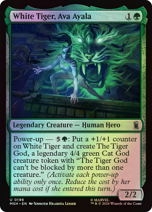 White Tiger, Ava Ayala (MSH) #196 [EN/F]