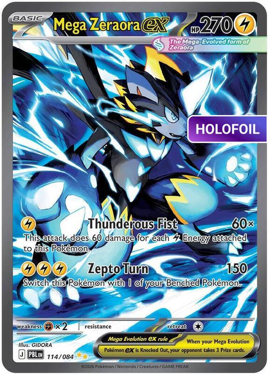 Mega Zeraora ex - 114/084 (ME05) #114 [EN/H]