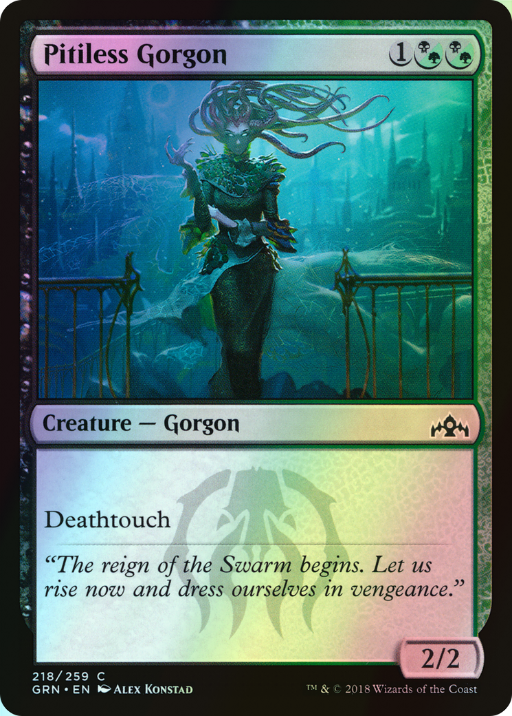 Pitiless Gorgon (GRN) #218 [EN/F]