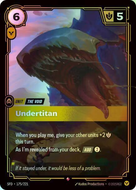 Undertitan (SFD) #175 [EN/F] s/o