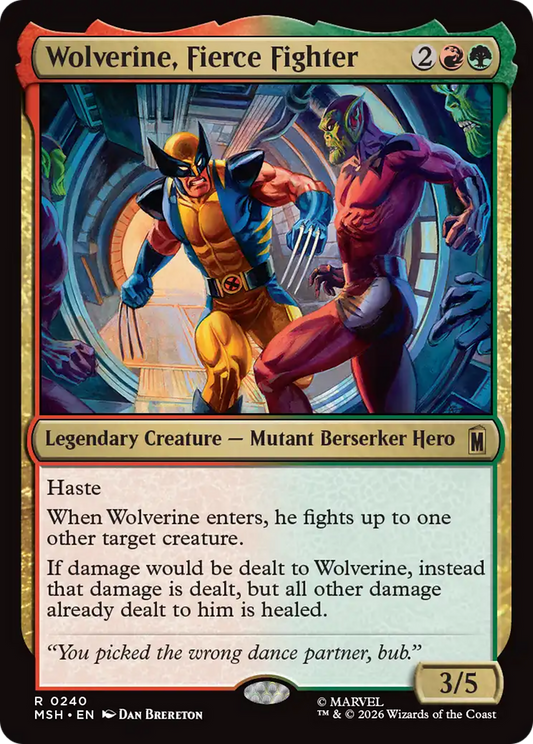 Wolverine, Fierce Fighter (MSH) #240 [EN/N]