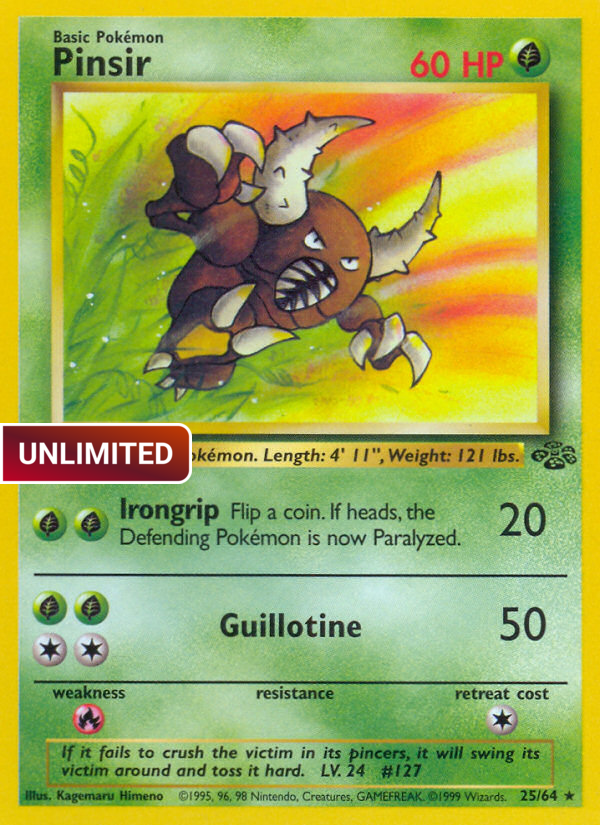 Pinsir (25) (JU) #25 [EN/U] s/o