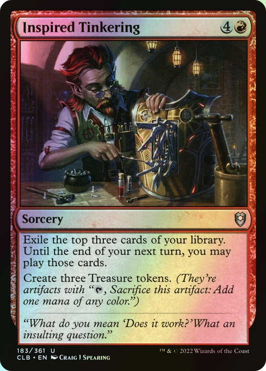 Inspired Tinkering (CLB) #183 [EN/F] s/o