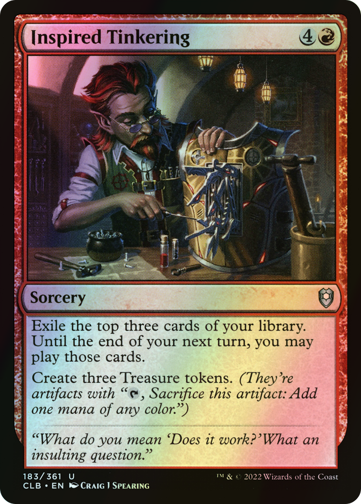 Inspired Tinkering (CLB) #183 [EN/F] s/o