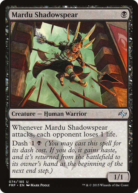 Mardu Shadowspear (FRF) #74 [EN/N]