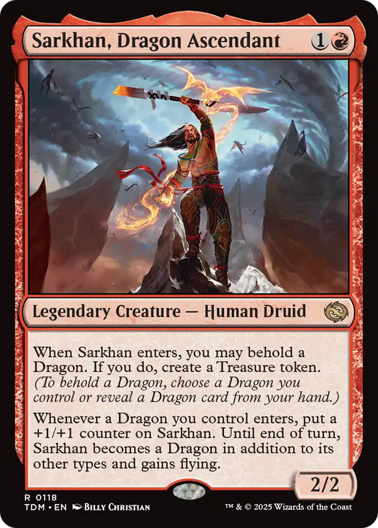 Sarkhan, Dragon Ascendant (TDM) #118 [EN/N] s/o