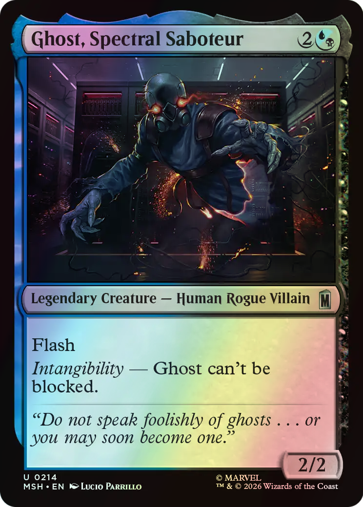 Ghost, Spectral Saboteur (MSH) #214 [EN/F]