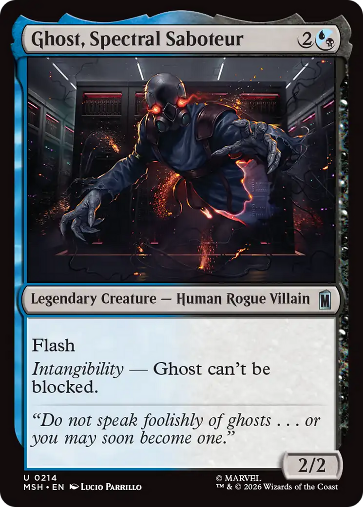 Ghost, Spectral Saboteur (MSH) #214 [EN/N]