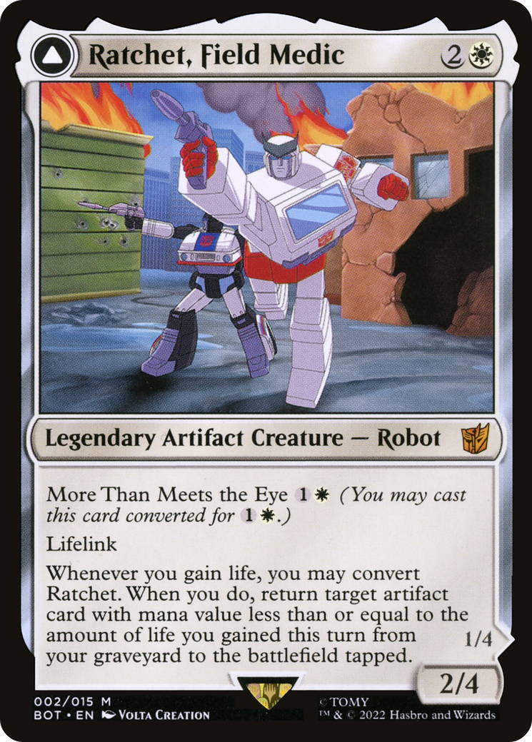 Ratchet, Field Medic // Ratchet, Rescue Racer (BOT) #2 [EN/N]