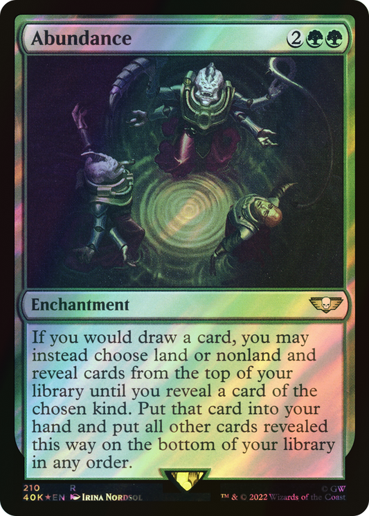 Abundance - Surge Foil (40K) #210★ [EN/F] s/o