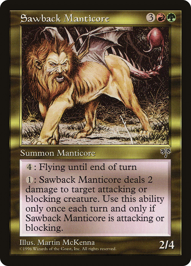 Sawback Manticore (MIR) #281 [EN/N]