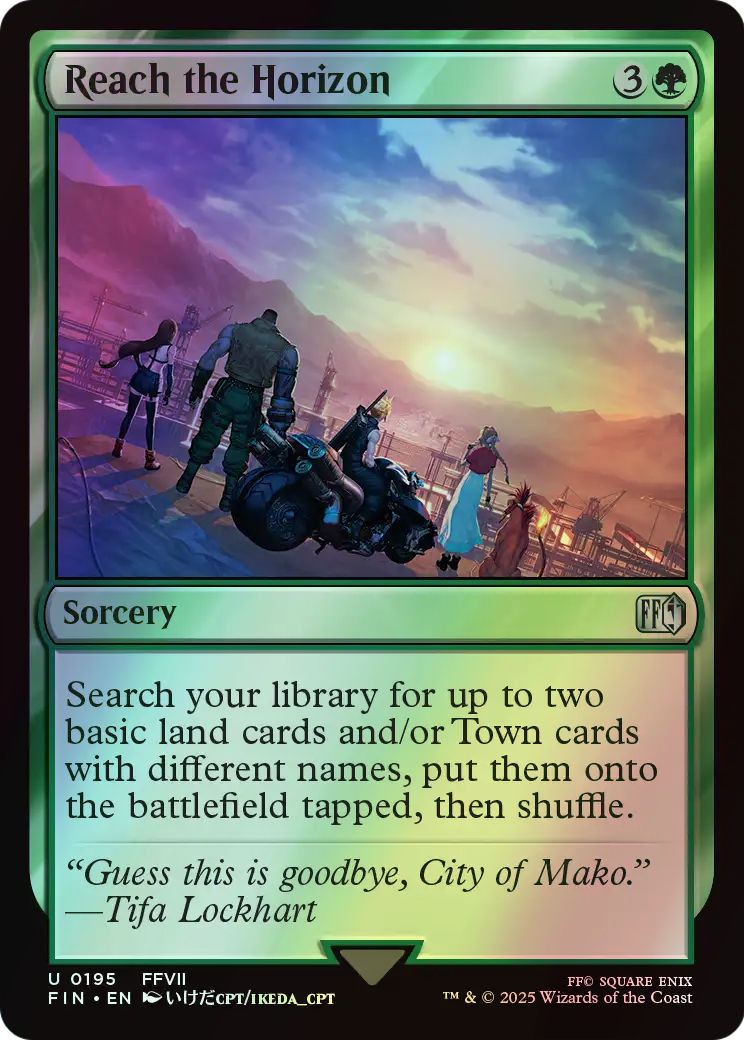 Reach the Horizon (FIN) #195 [EN/F] s/o