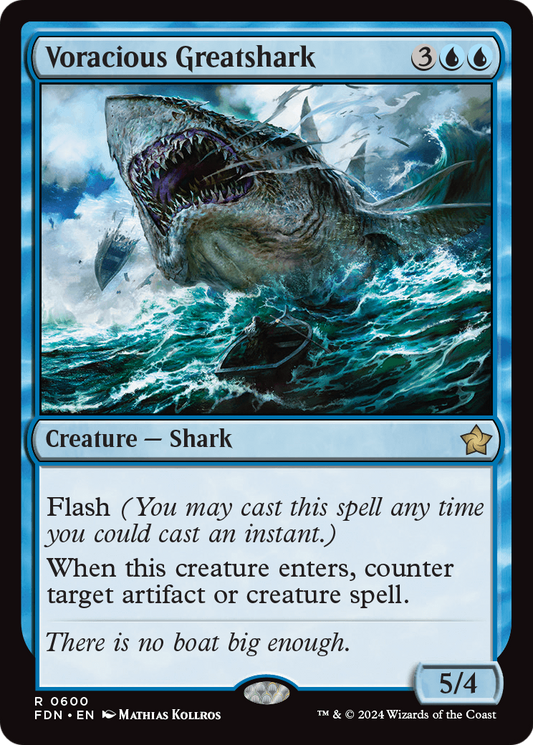 Voracious Greatshark (FDN) #600 [EN/N]