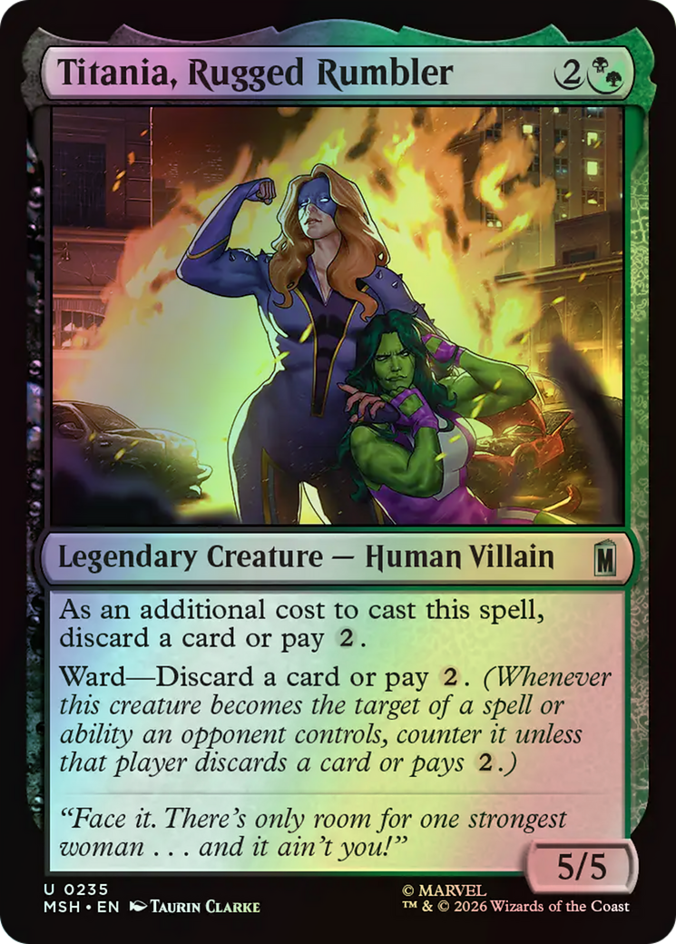 Titania, Rugged Rumbler (MSH) #235 [EN/F]