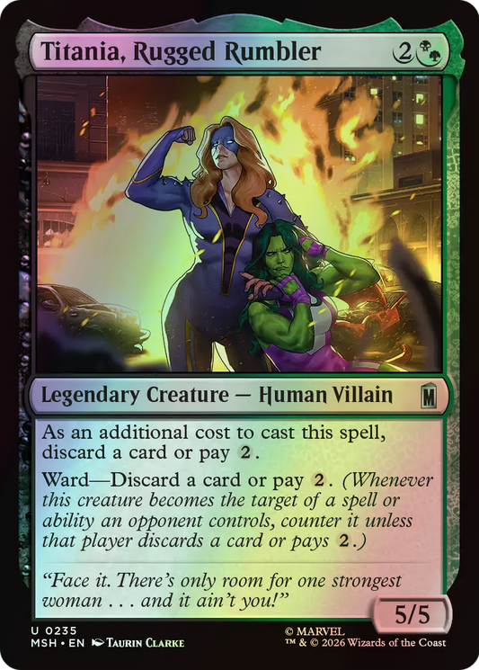 Titania, Rugged Rumbler (MSH) #235 [EN/F] s/o