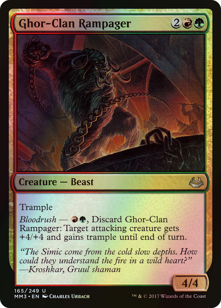 Ghor-Clan Rampager (MM3) #165 [EN/F]