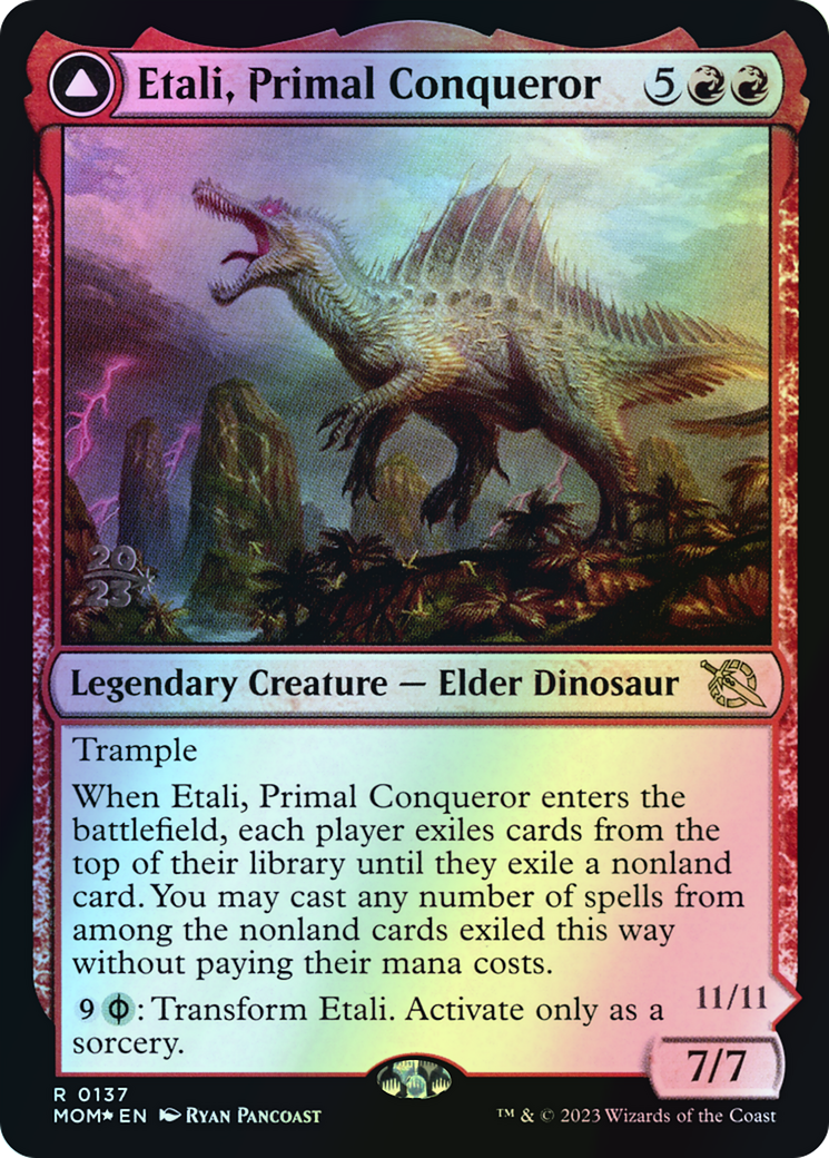 Etali, Primal Conqueror // Etali, Primal Sickness (PMOM) #137s [EN/F]