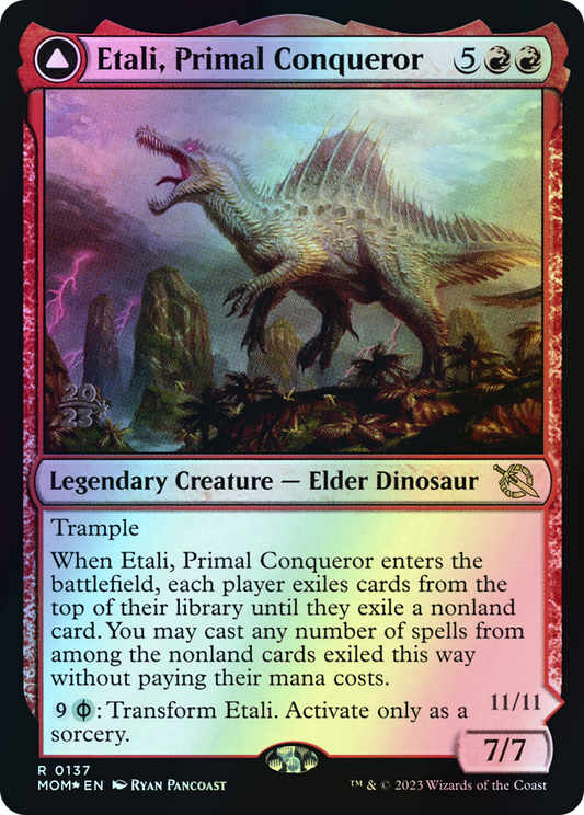 Etali, Primal Conqueror // Etali, Primal Sickness (PMOM) #137s [EN/F]