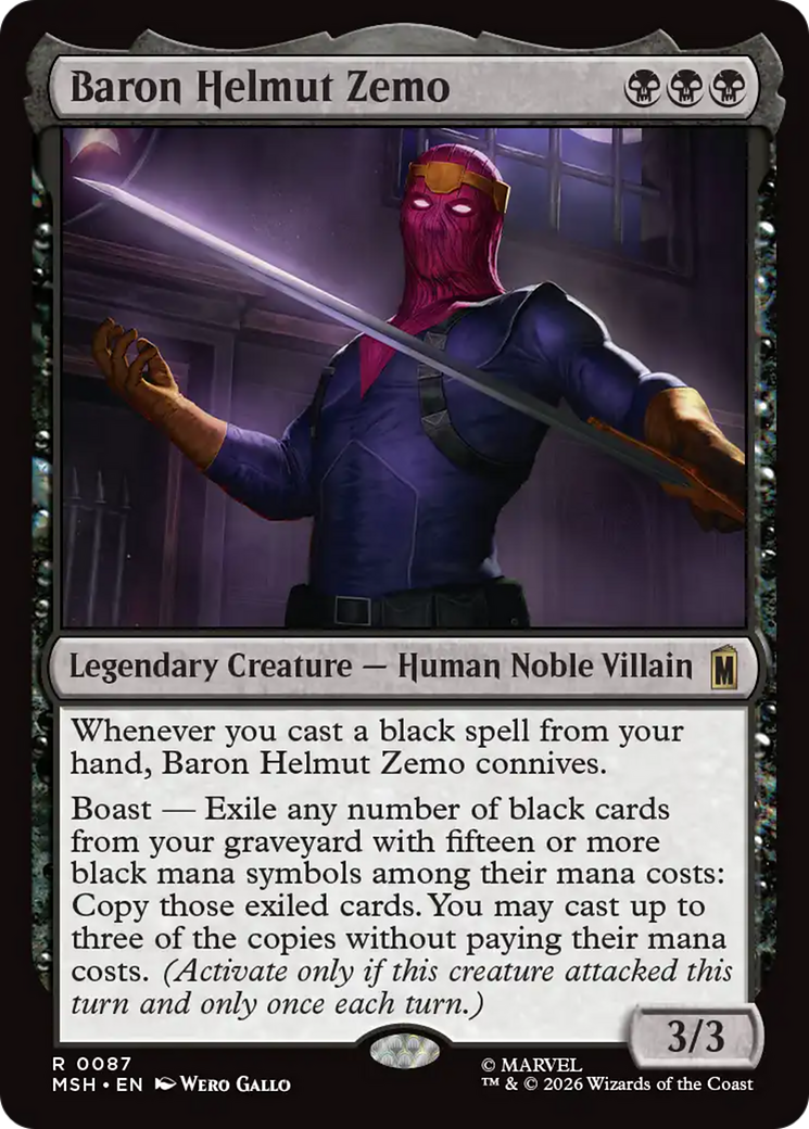 Baron Helmut Zemo (MSH) #87 [EN/N]