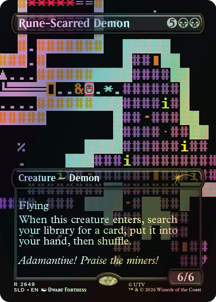 Rune-Scarred Demon (SLD) #2649 [EN/F]