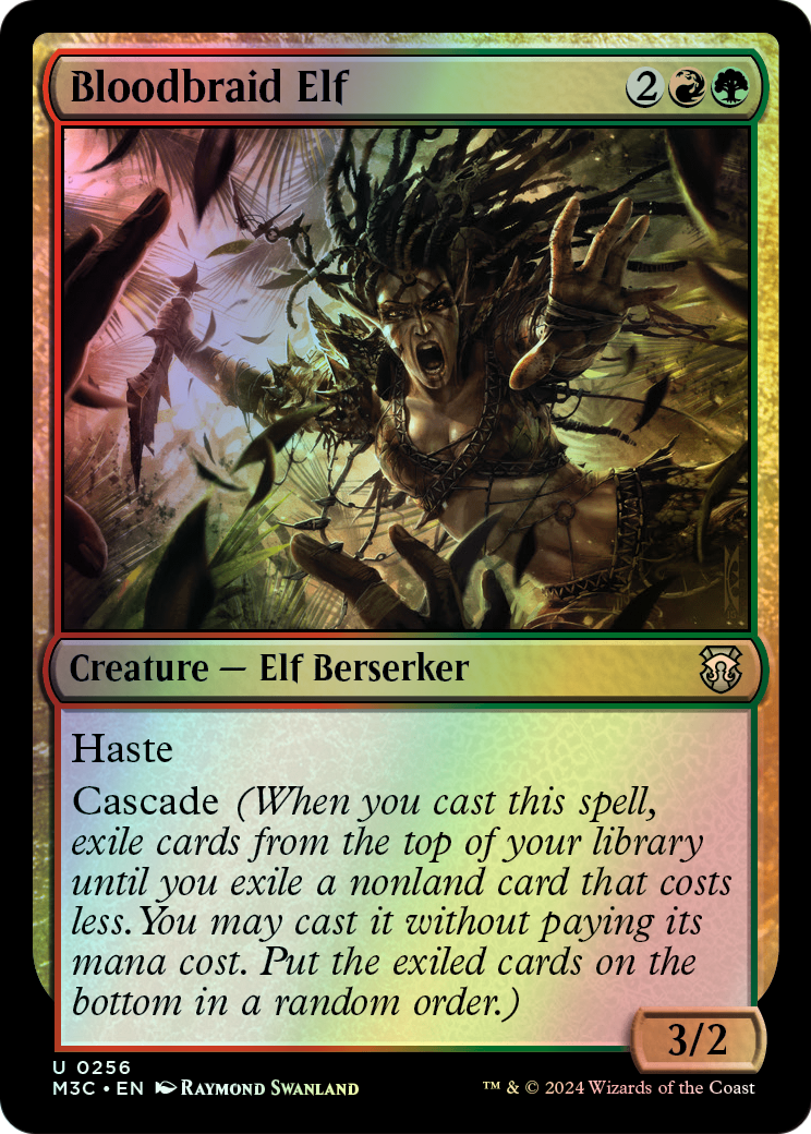 Bloodbraid Elf - Ripple Foil (M3C) #256 [EN/F]