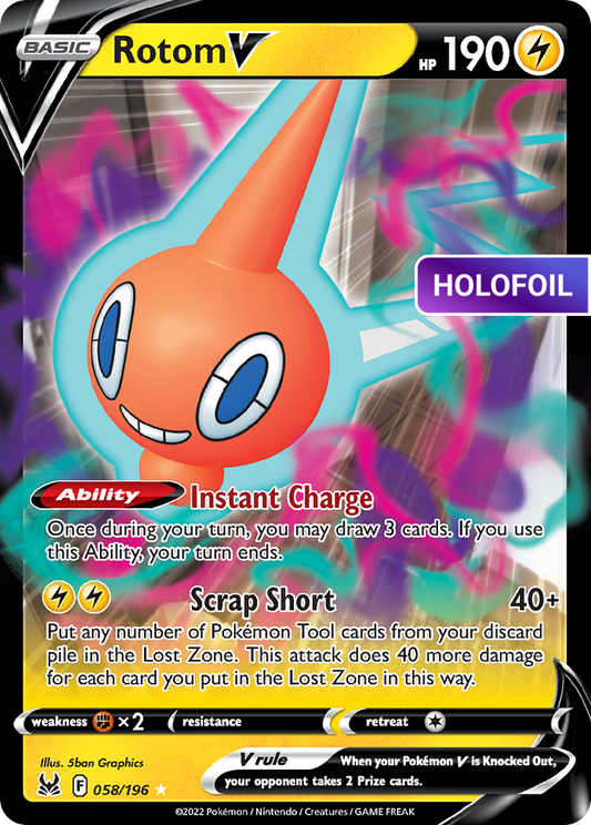 Rotom V (LOR) #058 [EN/H]