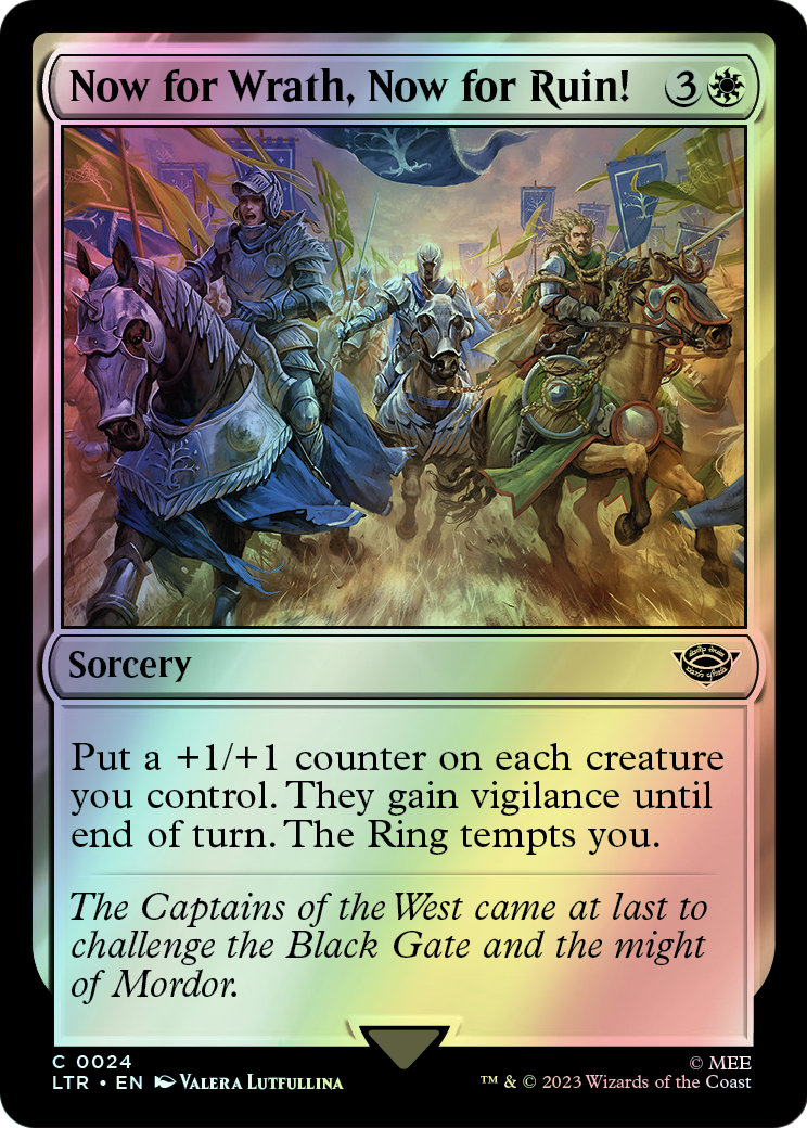 Now for Wrath, Now for Ruin! (LTR) #24 [EN/F] s/o