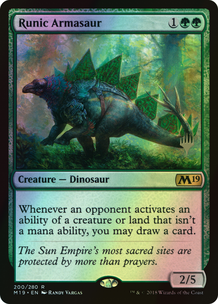 Runic Armasaur (PM19) #200p [EN/F]