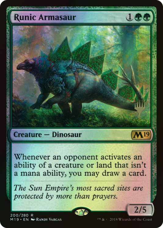 Runic Armasaur (PM19) #200p [EN/F]