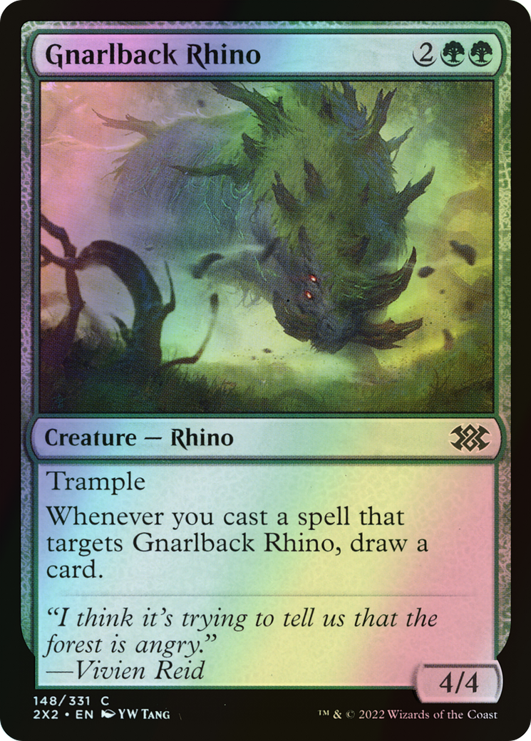 Gnarlback Rhino (2X2) #148 [EN/F]