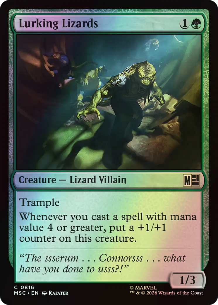 Lurking Lizards (MSC) #816 [EN/F] s/o