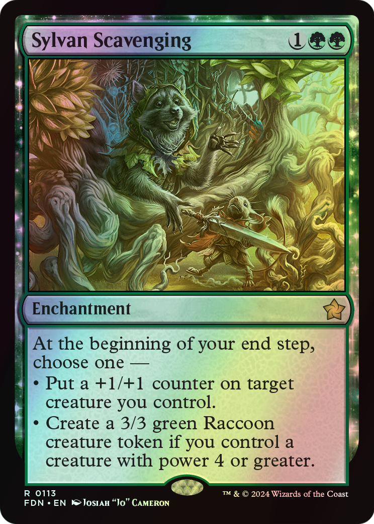 Sylvan Scavenging (FDN) #113 [EN/F] s/o