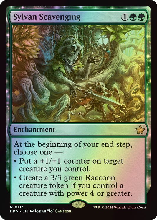 Sylvan Scavenging (FDN) #113 [EN/F] s/o