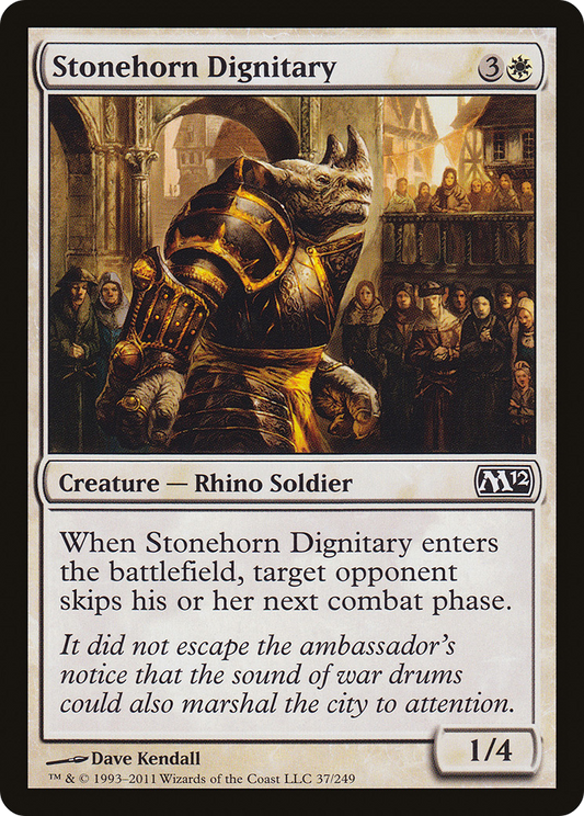 Stonehorn Dignitary (M12) #37 [EN/N] s/o