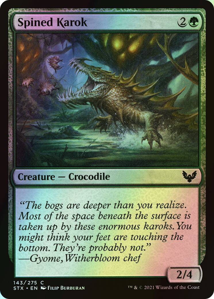 Spined Karok (STX) #143 [EN/F]