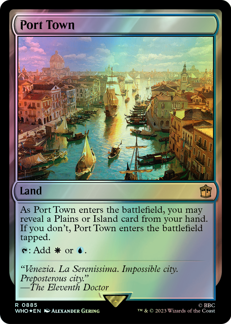 Port Town - Surge Foil (WHO) #885 [EN/F]